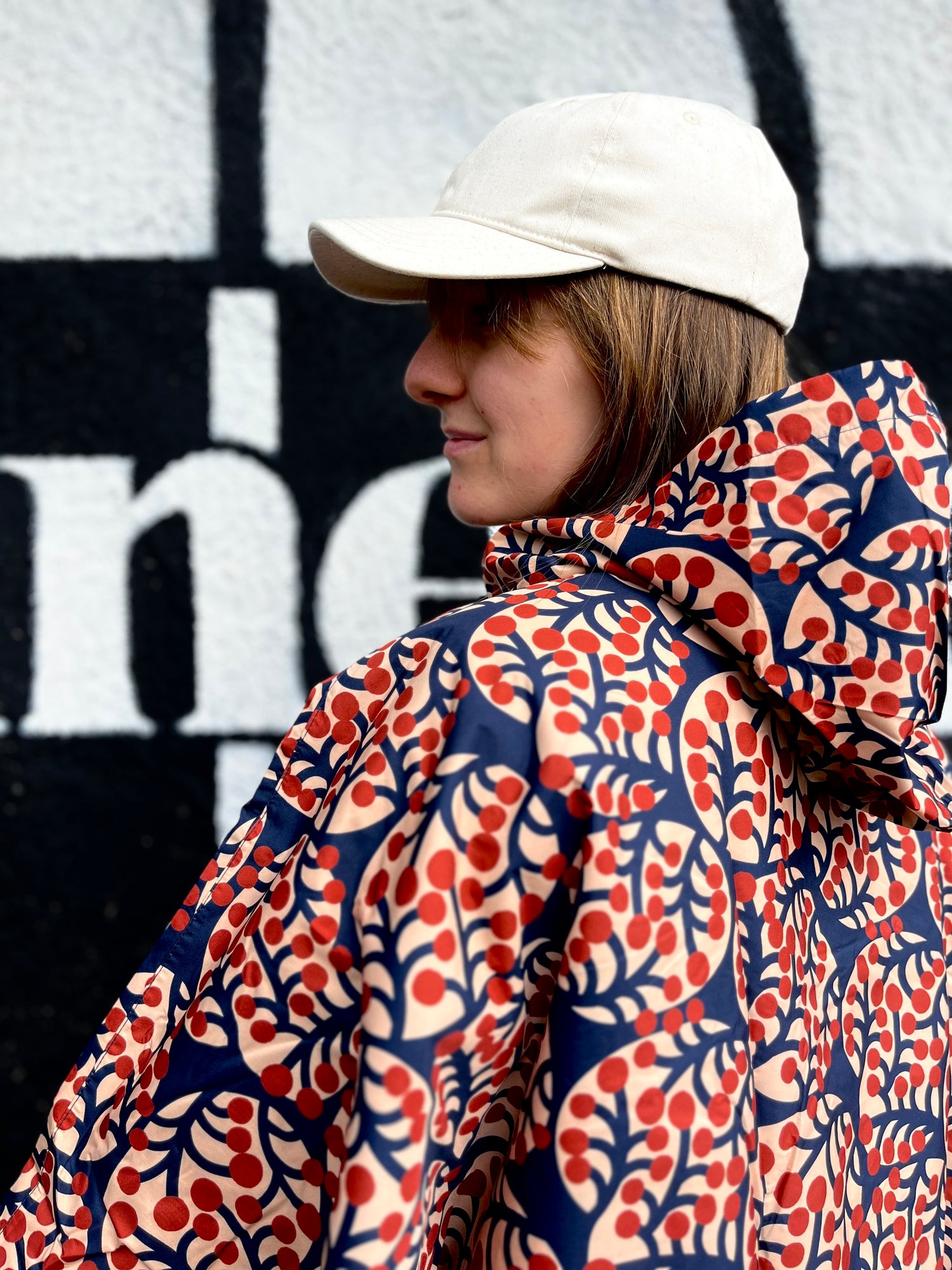 Danepackit Rainponcho Dk Navy MACROMICRO