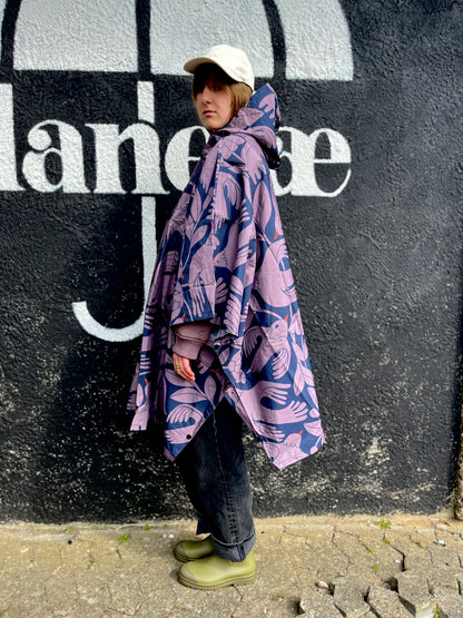 Danepackit Rainponcho Dk Navy BIRDIEUP