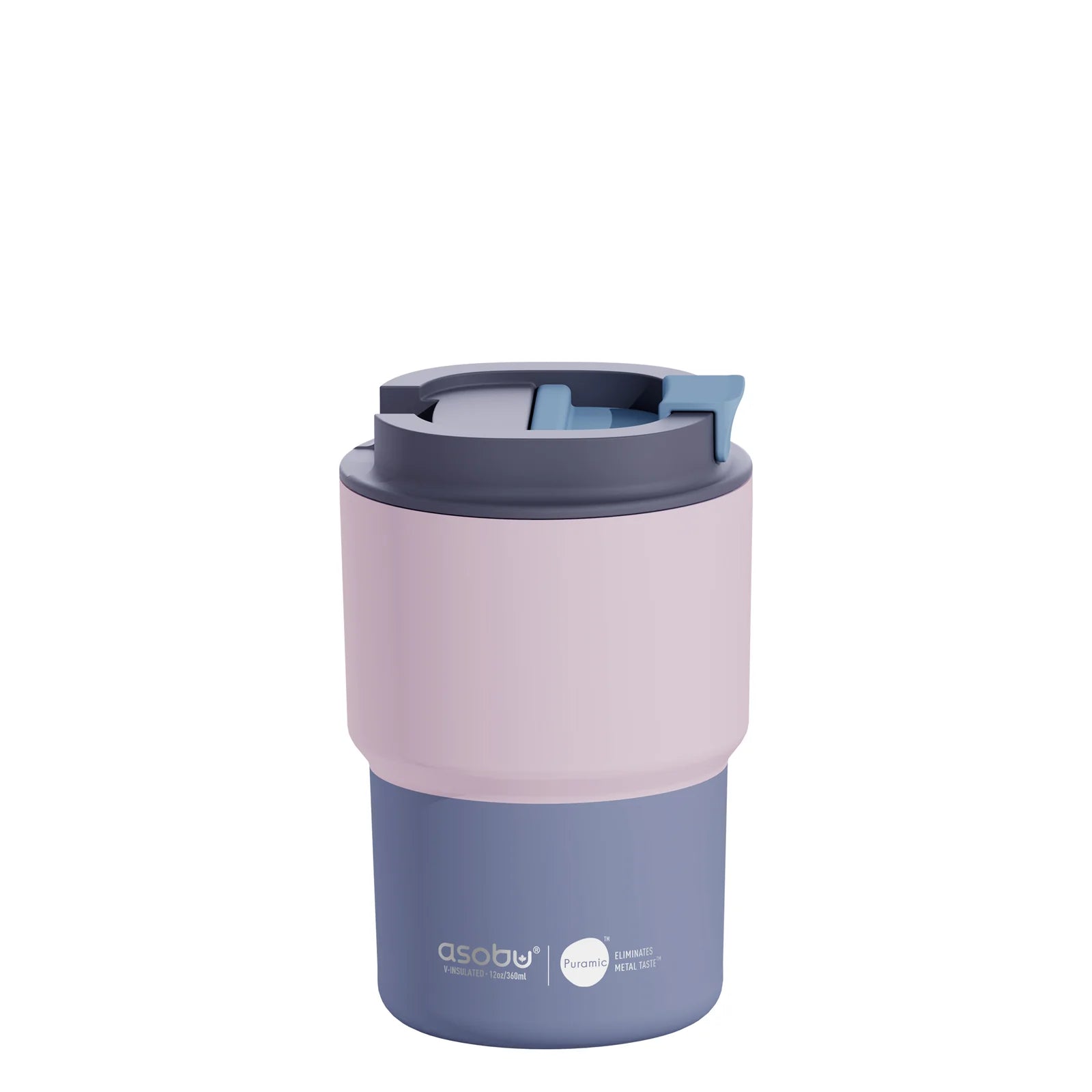 Asubo Coffee Express Travel Mug Pastel Pink