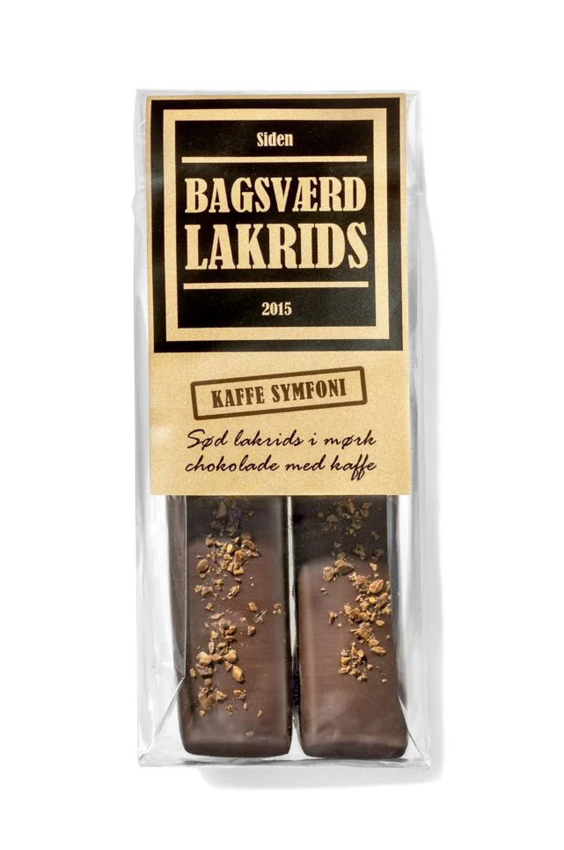 Bagsværd Lakrids Symfoni Stænger 2 stk. Kaffe