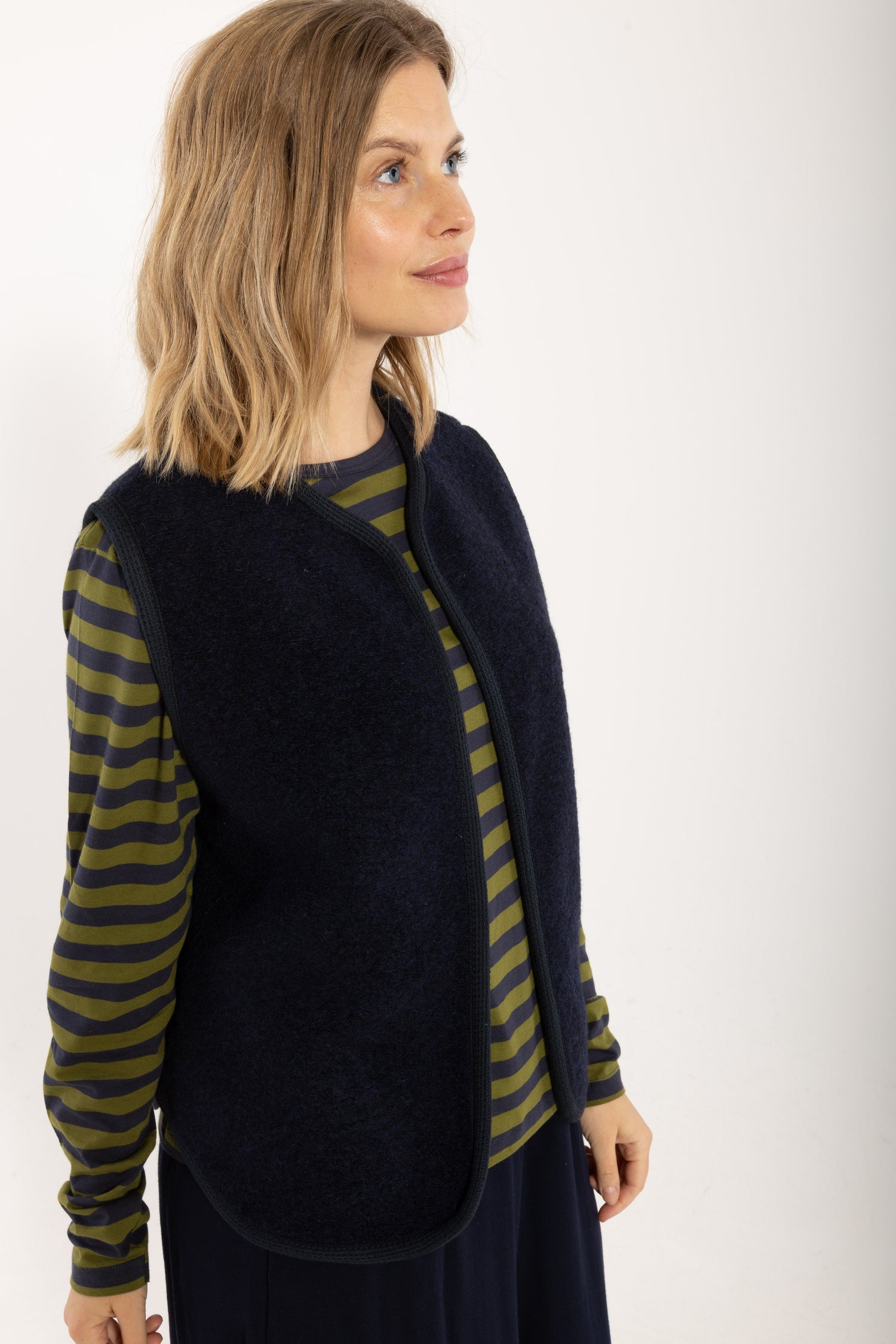 Danecobra Wool Vest Navy