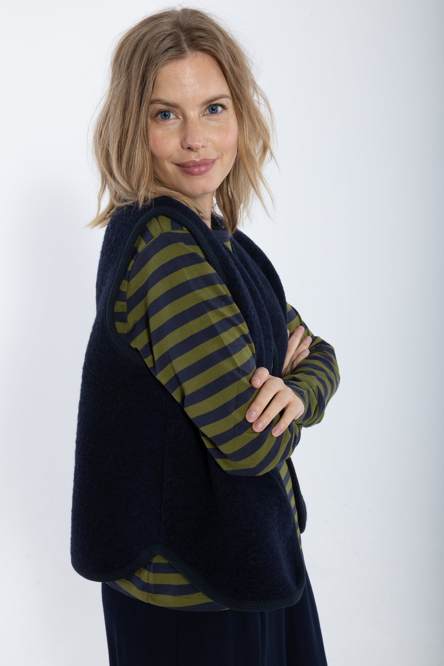 Danecobra Wool Vest Navy