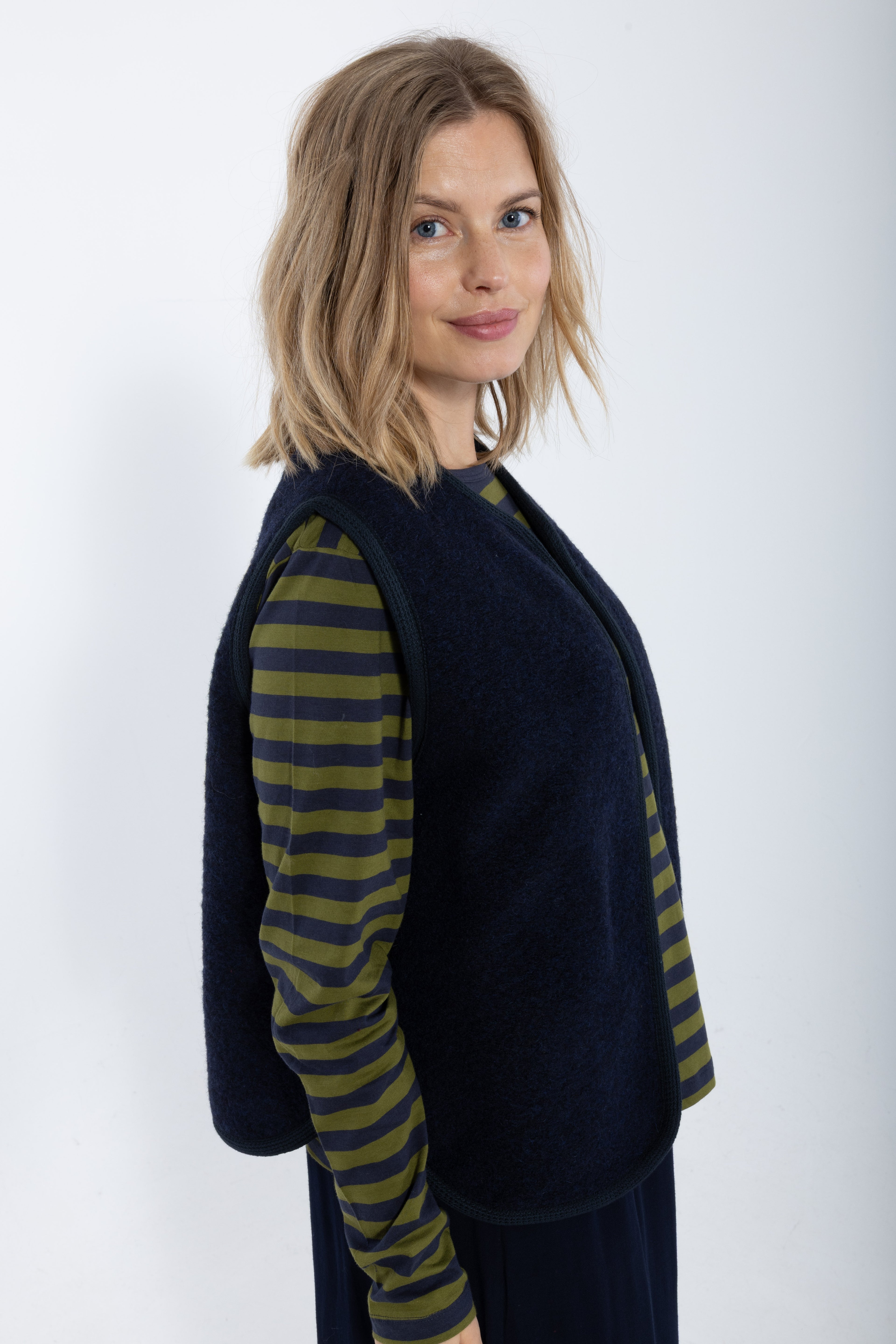 Danecobra Wool Vest Navy