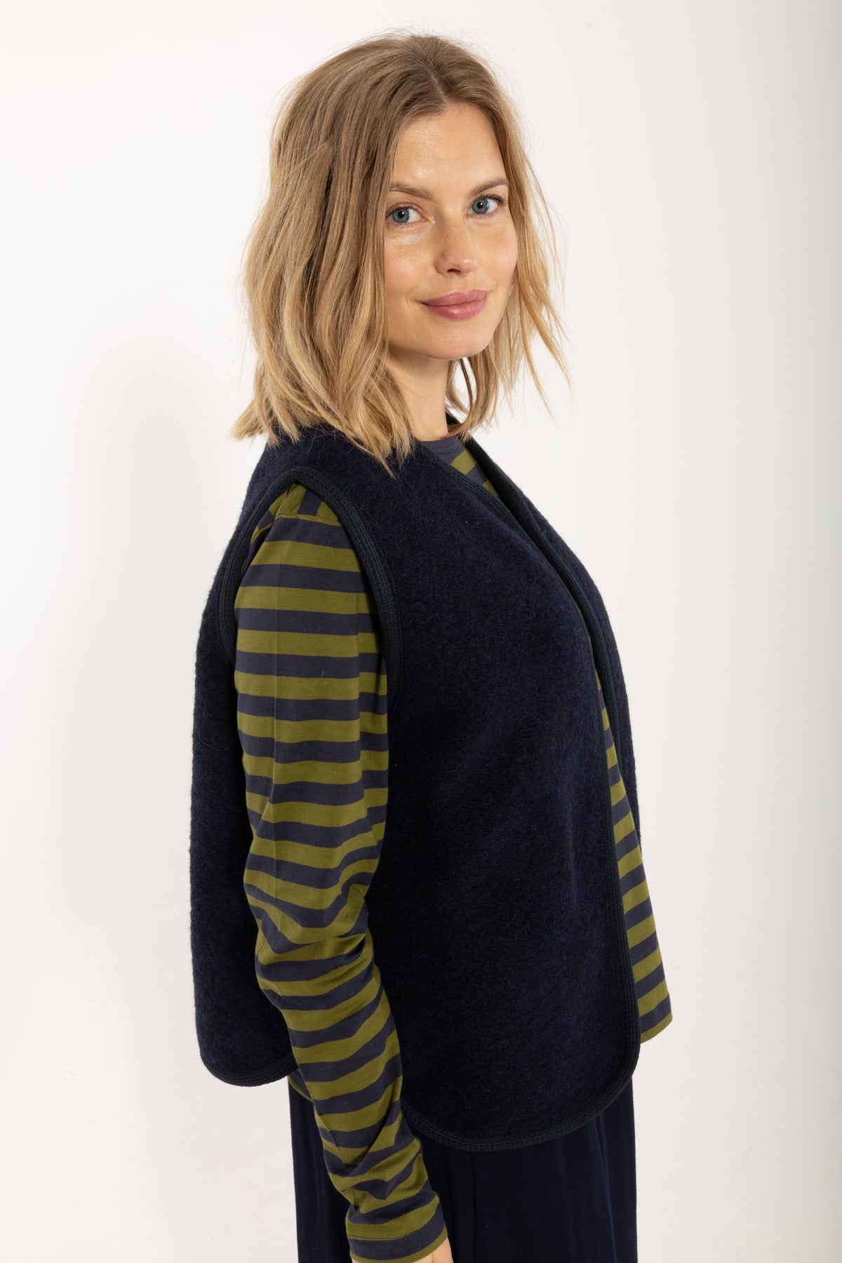 Danecobra Wool Vest Navy