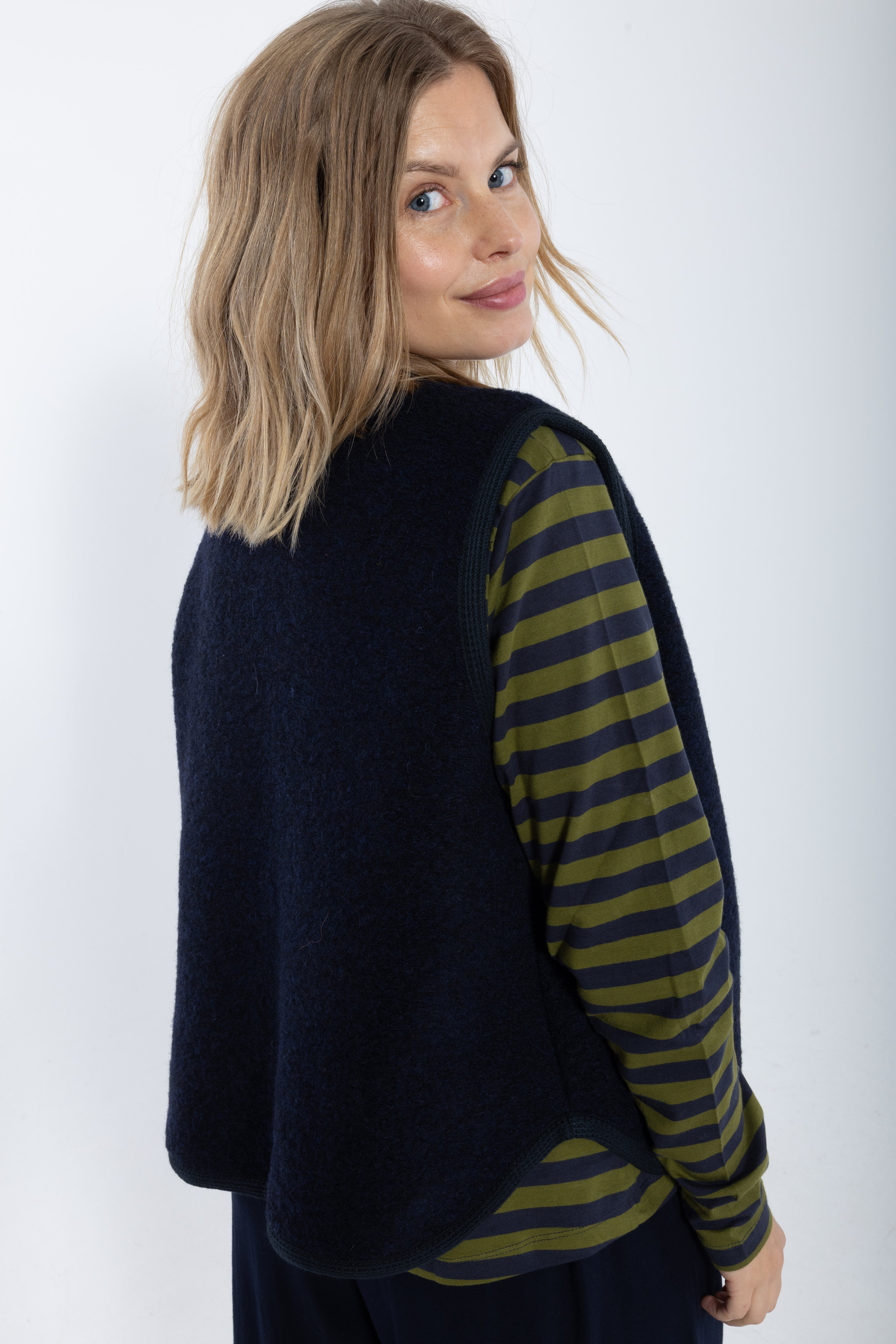 Danecobra Wool Vest Navy