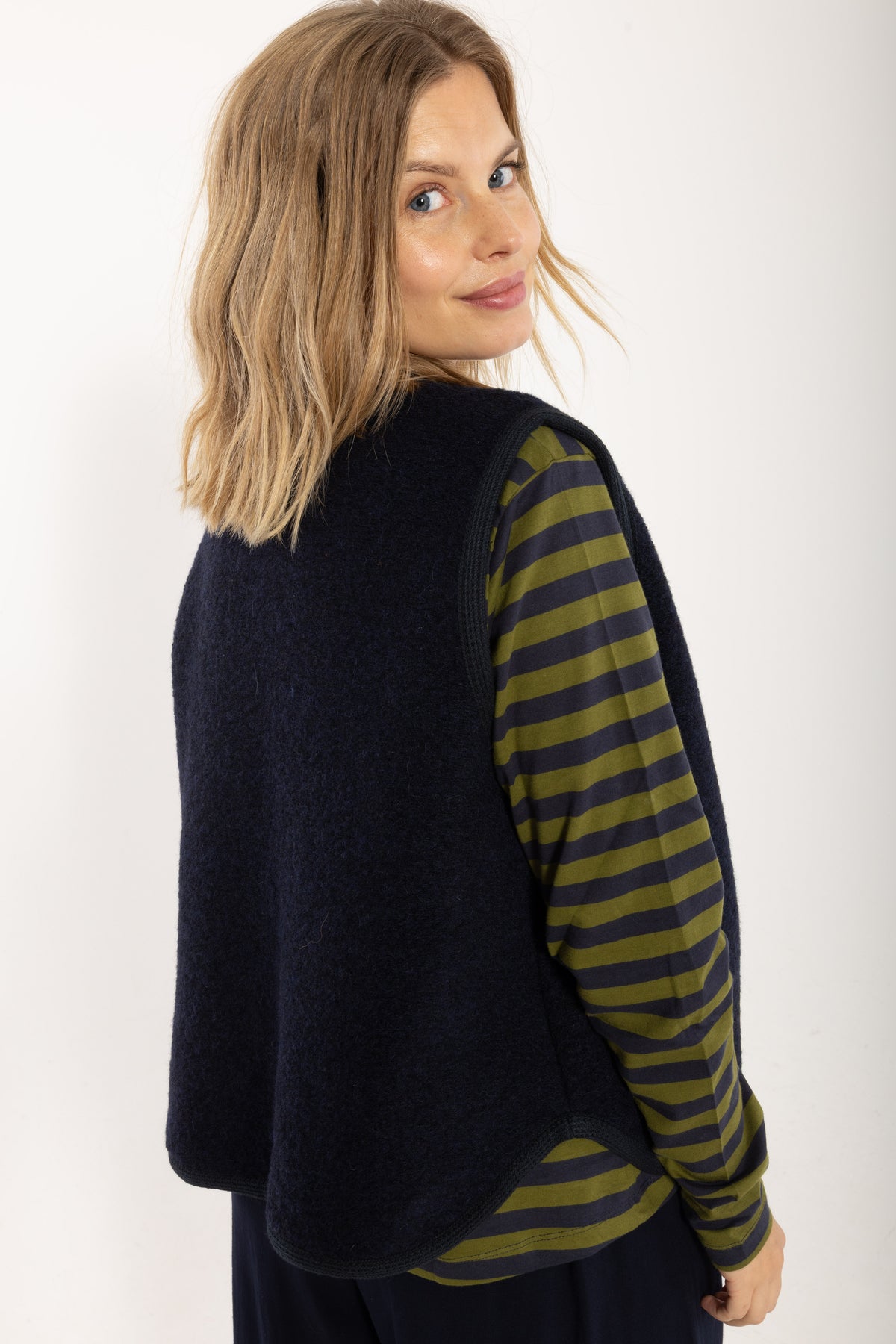 Danecobra Wool Vest Navy