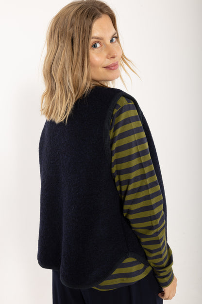 Danecobra Wool Vest Navy