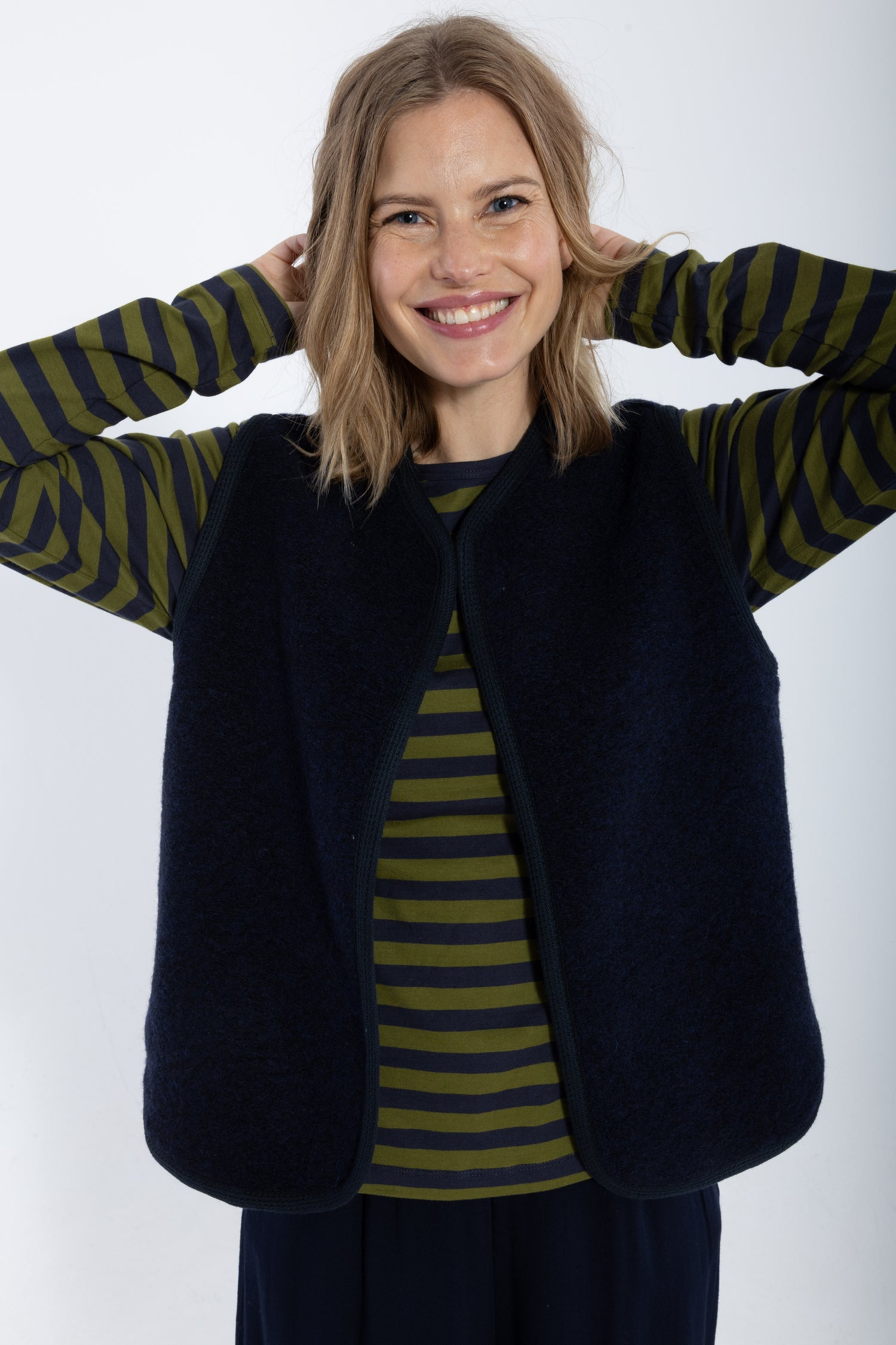 Danecobra Wool Vest Navy