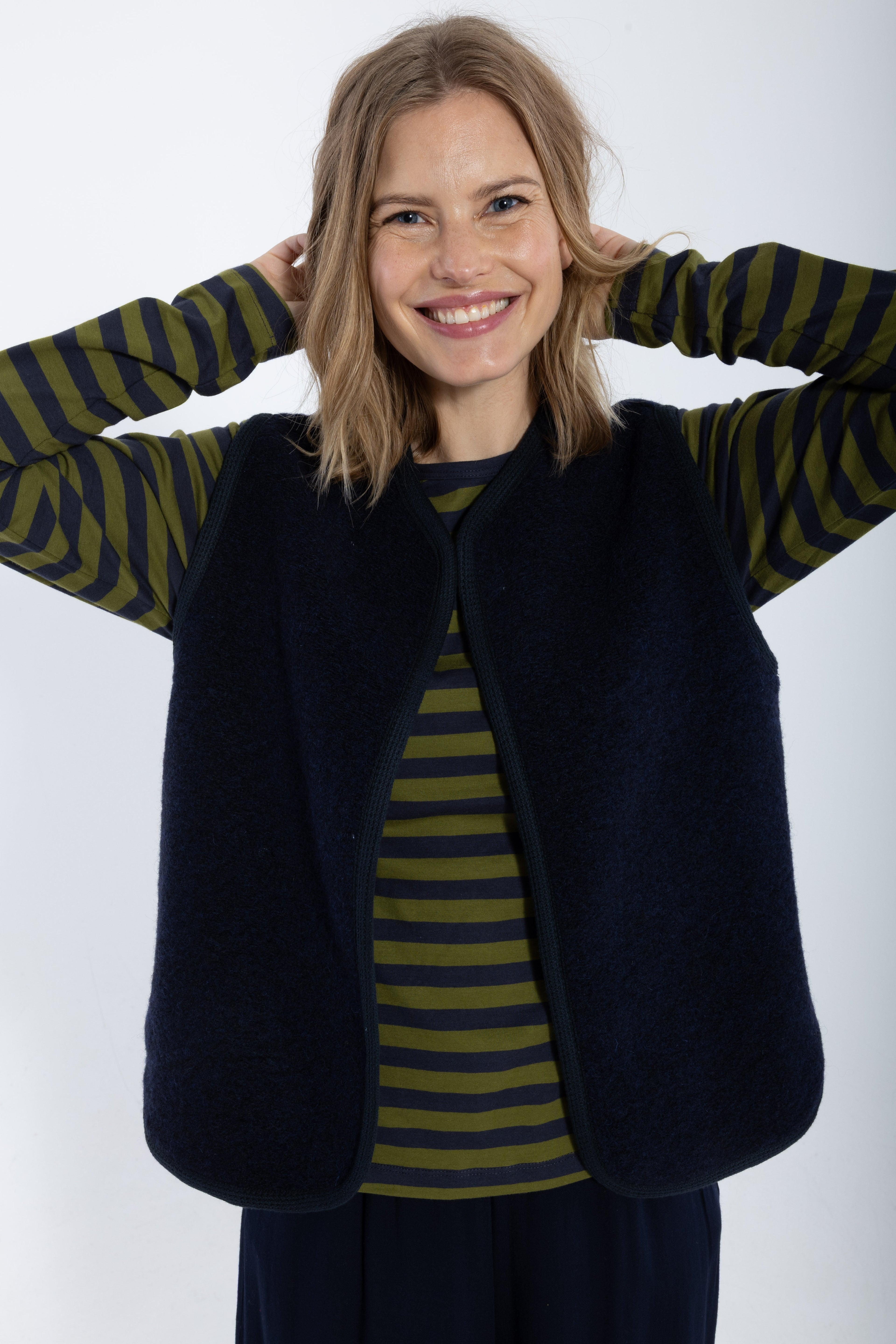 Danecobra Wool Vest Navy