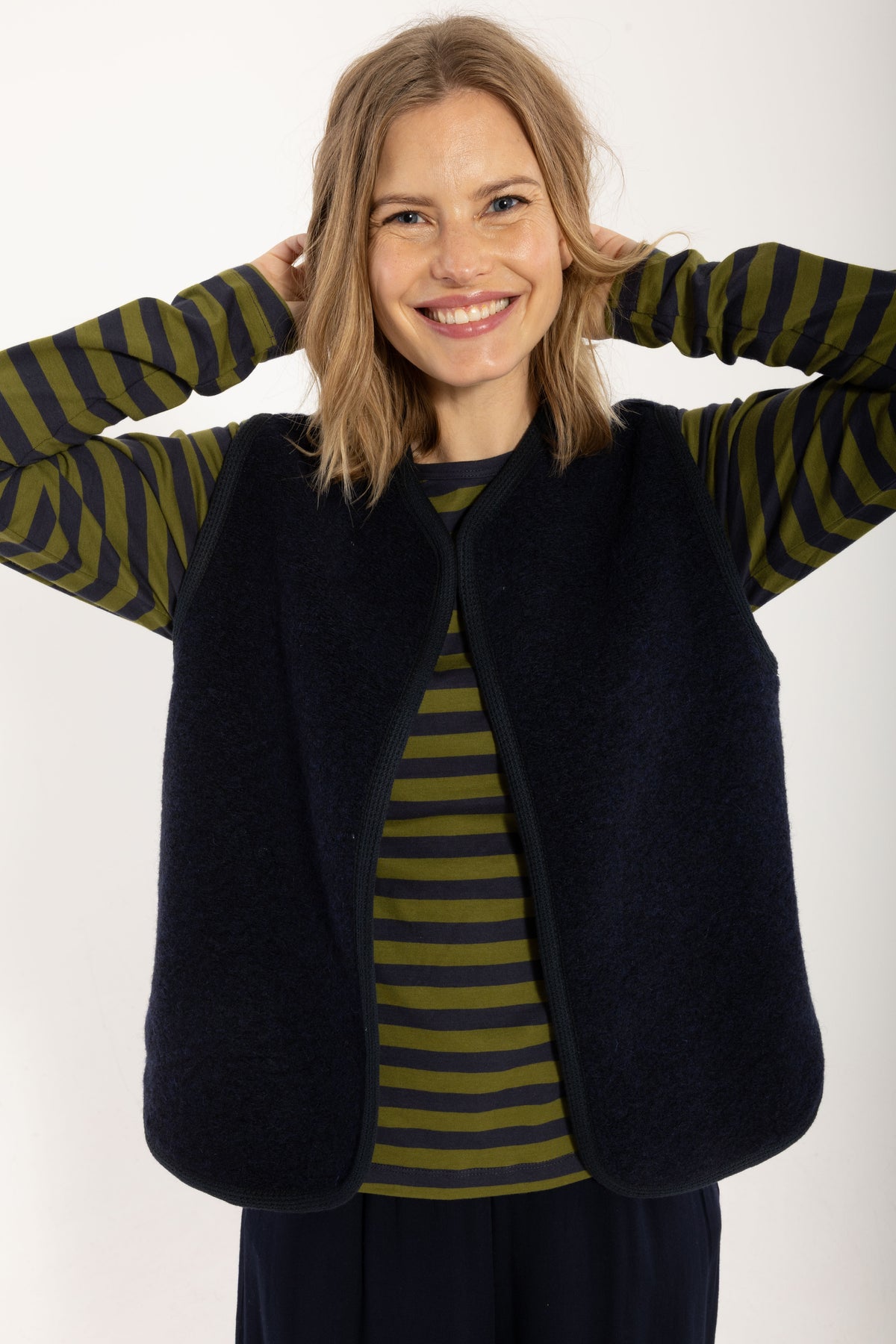 Danecobra Wool Vest Navy