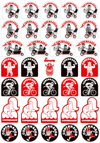 Danefae Sticker Sheet COPENHAGEN