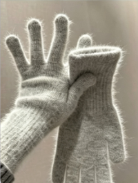 Pied Pied Classic Gloves Light Grey