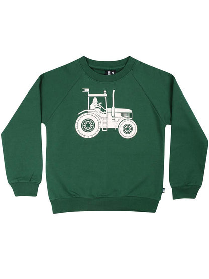 Sweater med viking og traktor