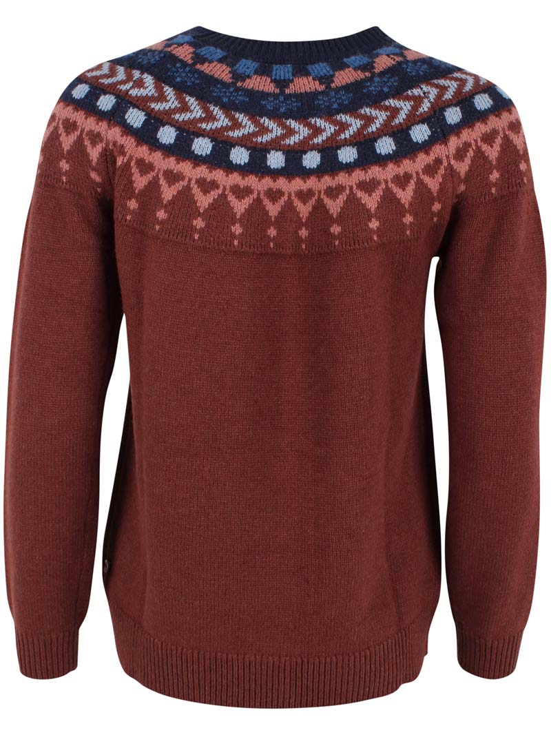 Dananne Wool Sweater Dk Merlot