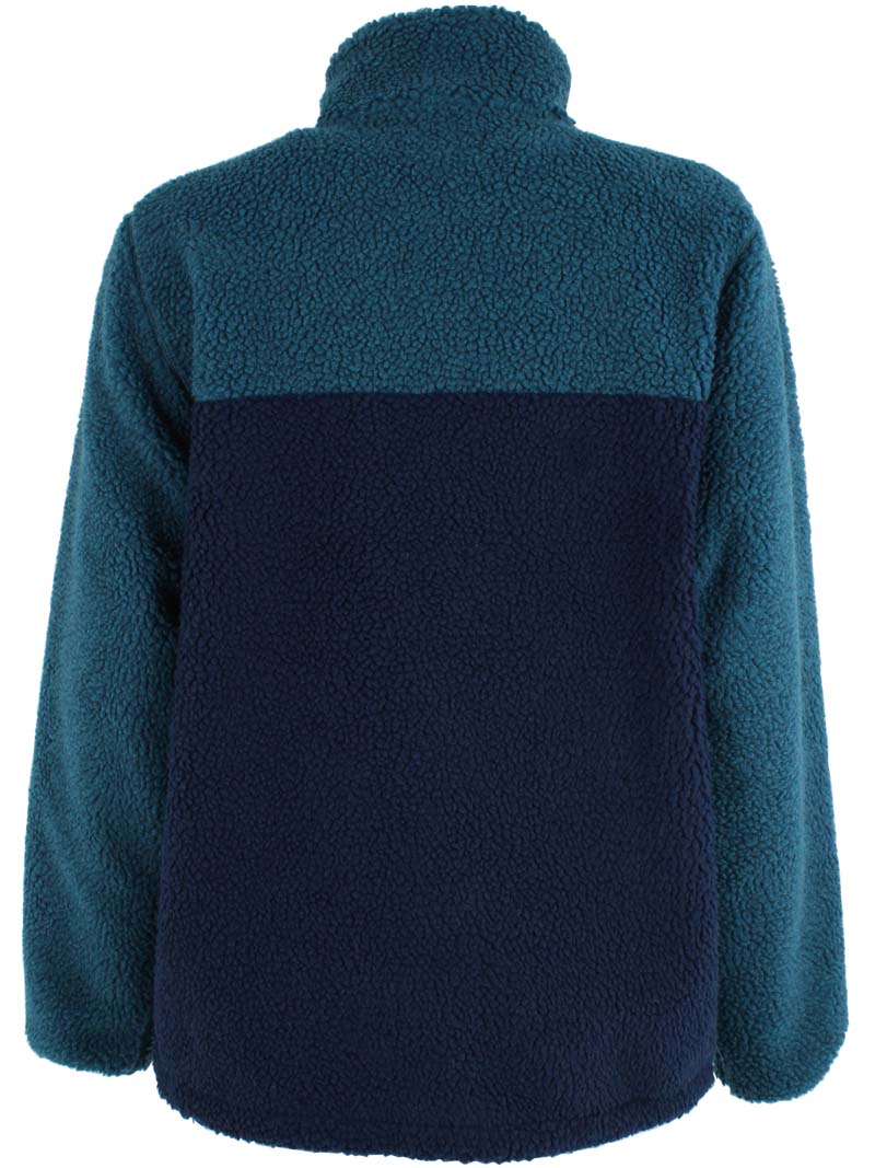 Danask Fleece Zip-Up Dark Navy/Light Slate