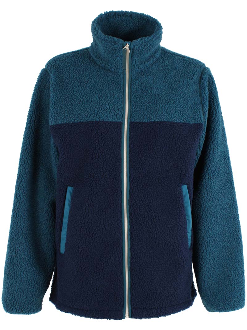 Danask Fleece Zip-Up Dark Navy/Light Slate