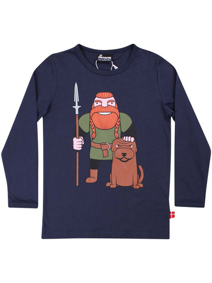 Longsleeve til børn med viking 