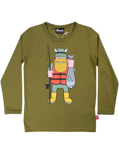 Danebasic Longsleeve Olive FISKVIK DEIN FREUND