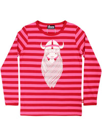 Danebasic Longsleeve Spicy Pink/Dk Red FREJA