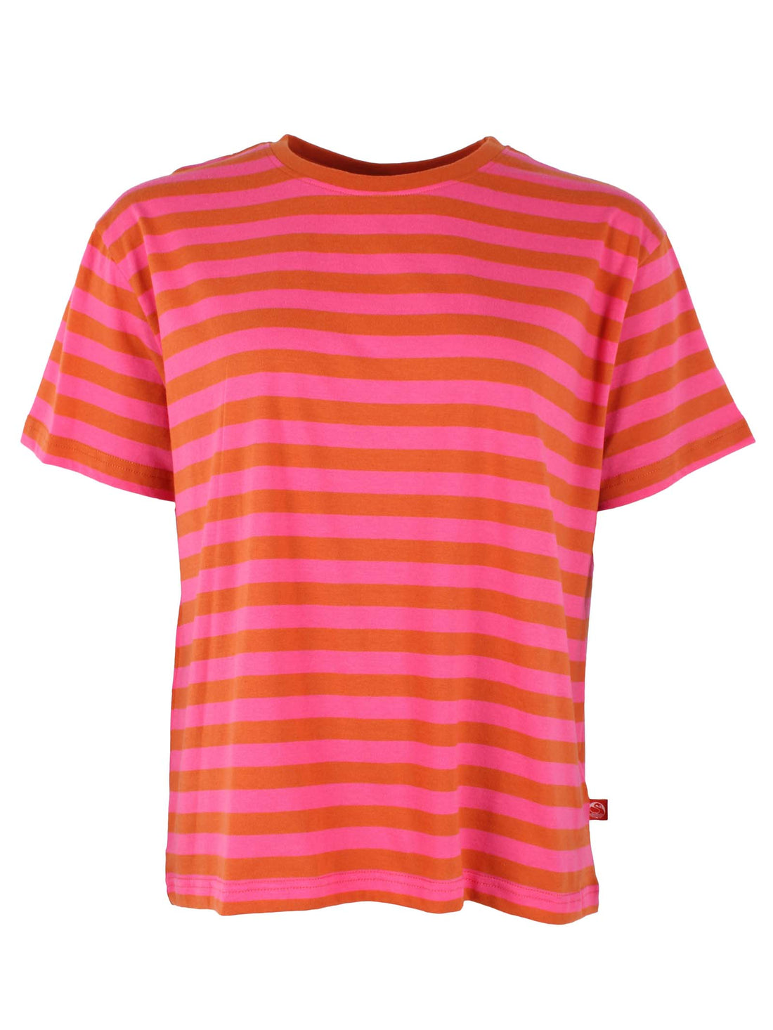 Danebasic Boxy Tee Light Rust/Bright Pink