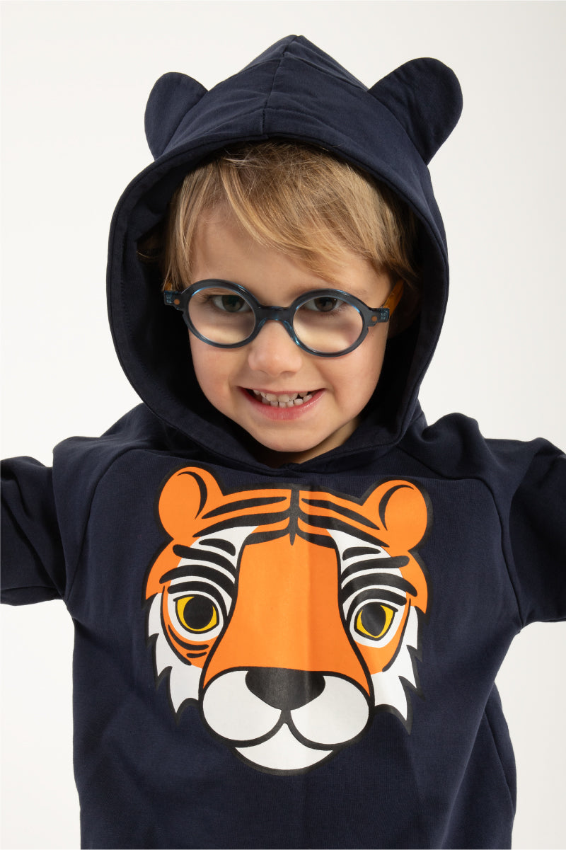 Dyrbellow Hoodie Dk Navy TIGER