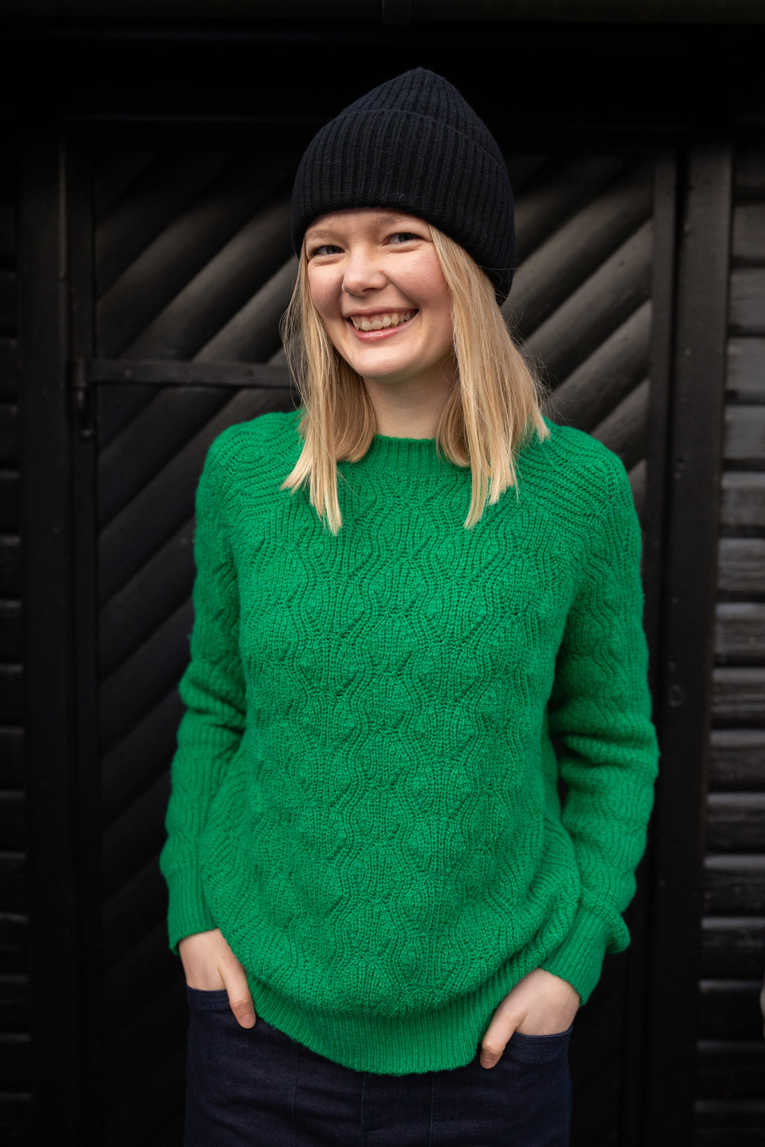 Danebirdie Wool Sweater Grass Green