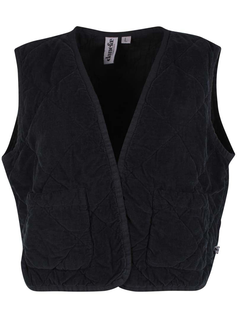 Daneblues Cord Vest Black