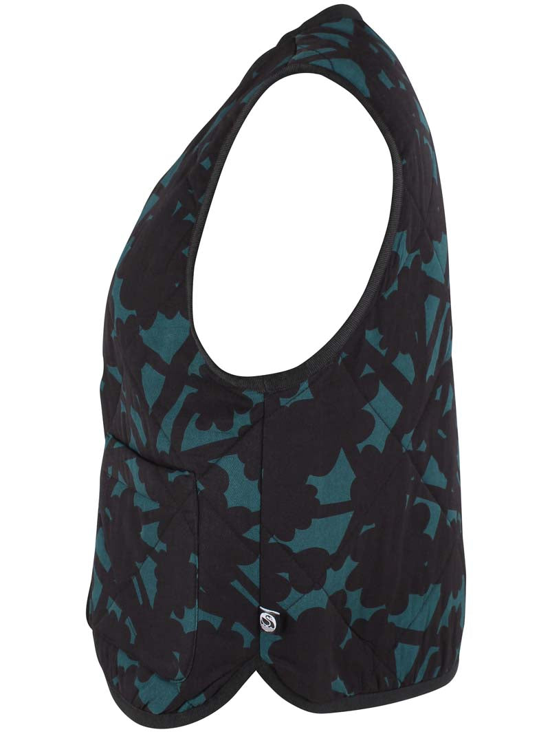Daneblues Sateen Vest Dk Slate BRAMBLE