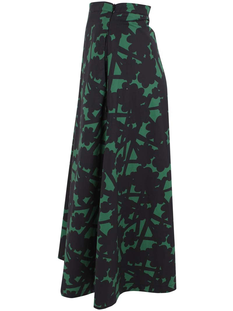 Danebrava Poplin Skirt Dk Pine BRAMBLE