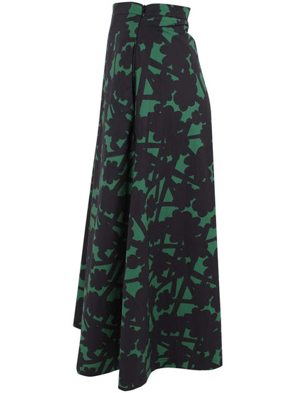 Danebrava Poplin Skirt Dk Pine BRAMBLE
