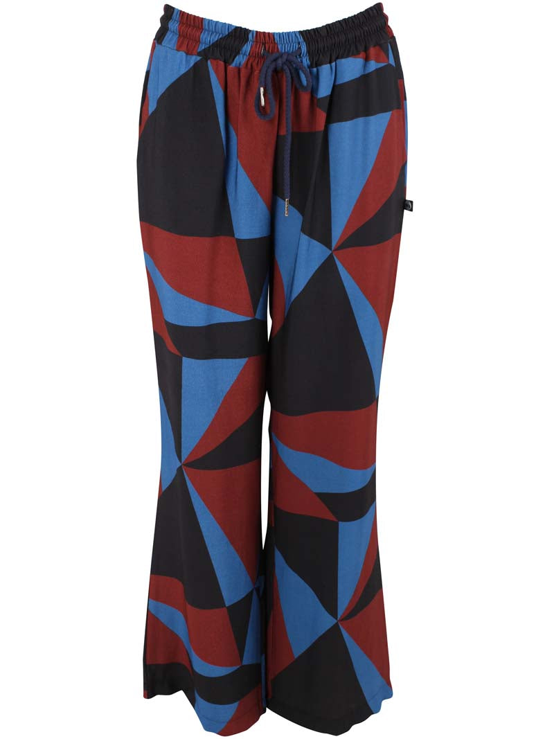 Danebreeze Heavy Viscose Pants Ocean Blue TRIANGULATE