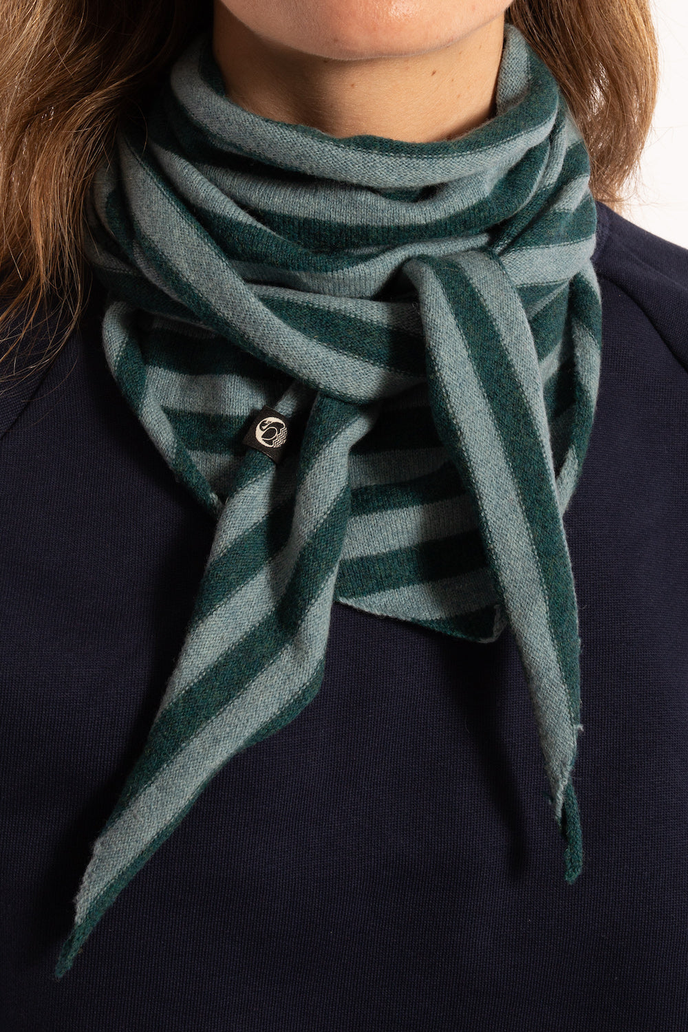 Danechic Merino Scarf - Dk Slate/Blue Grey