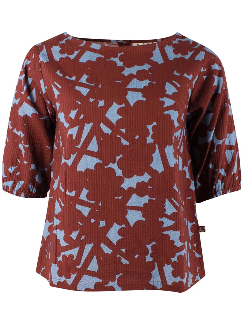 Danecremant Seersucker Shirt Lt Blue BRAMBLE
