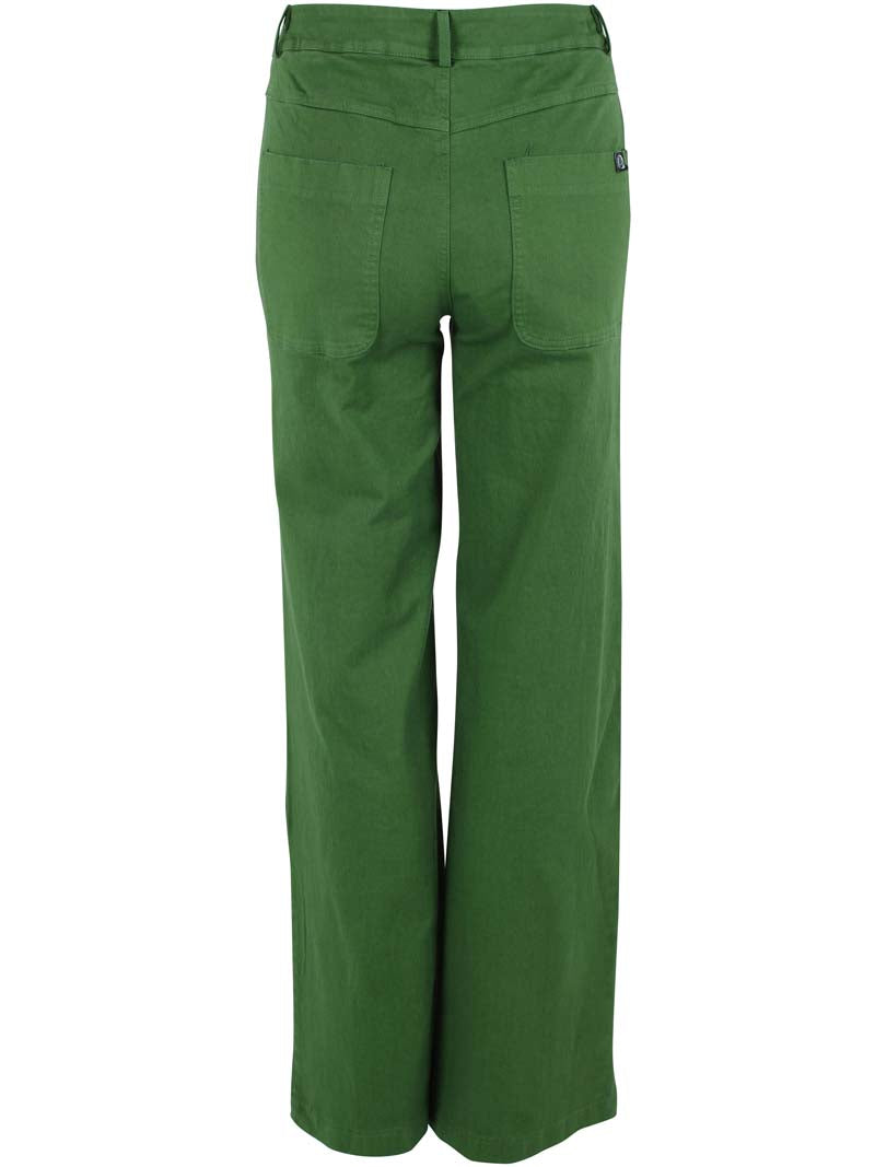 Danedaisy Stretch Canvas Pants Moss Green