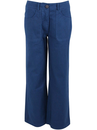 Danedaisy Stretch Canvas Pants Warm Blue/Dk Navy
