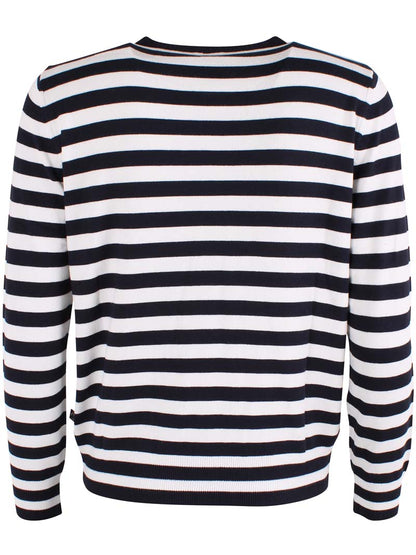 Danedinner Viscose Sweater Dk Navy/Chalk