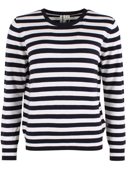 Sweater med striber til dame-5