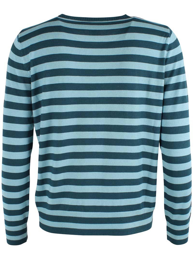 Sweater med striber til dame-1