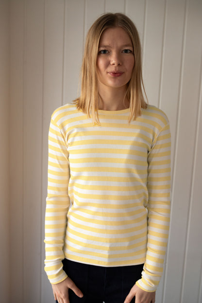 ESS - Danepartner LS Faded Yellow/Chalk