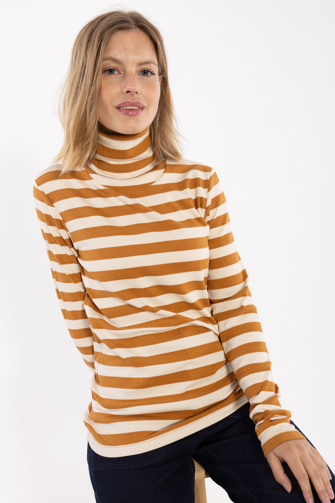 ESS - Danecozy Rollneck Golden Honey/Chalk