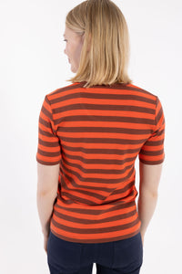 ESS - Danefriend Tee Bright Red/Dk Brick