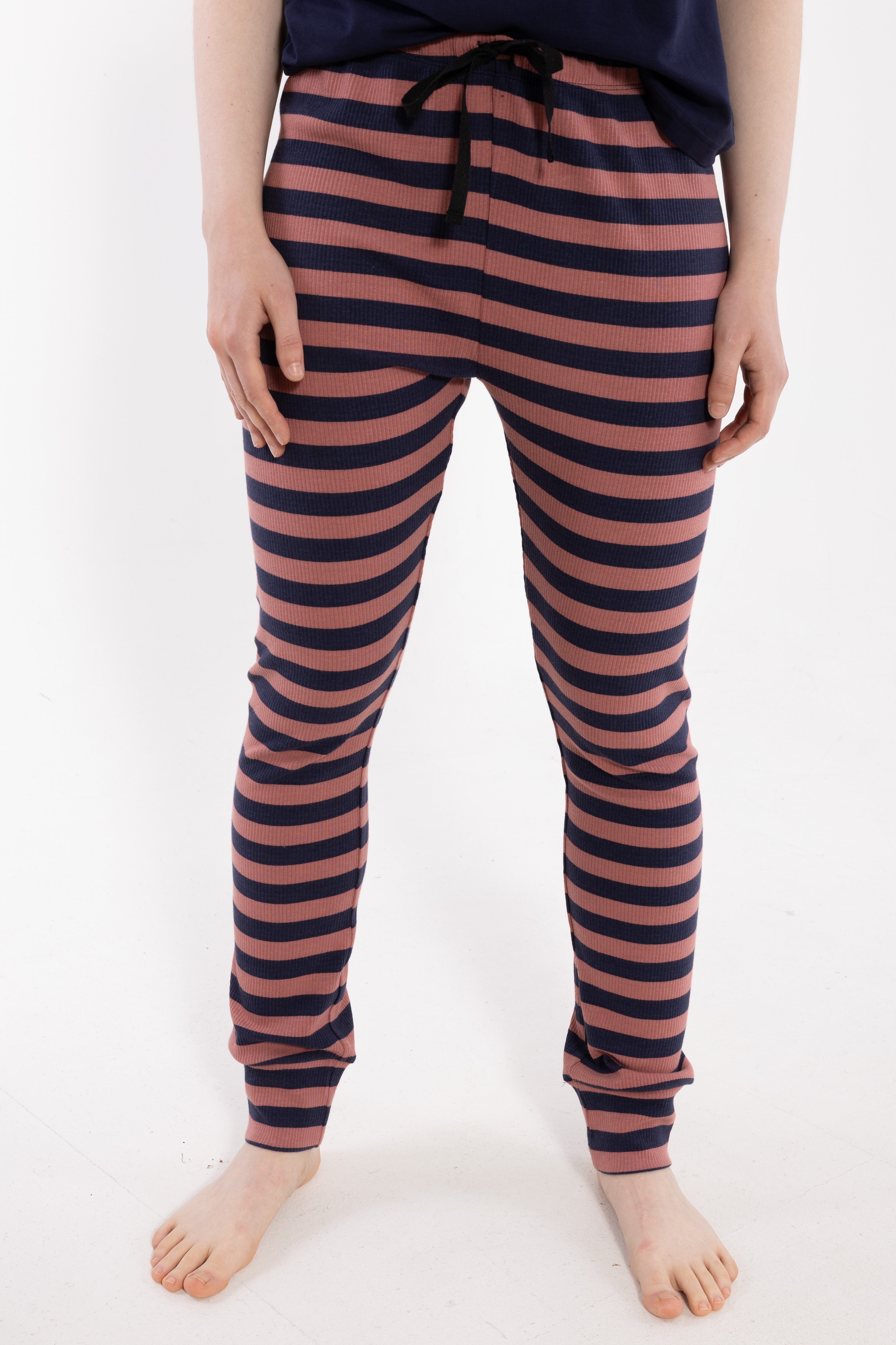 ESS - Danesandvig Loungepants Dk Rose Beige/Navy