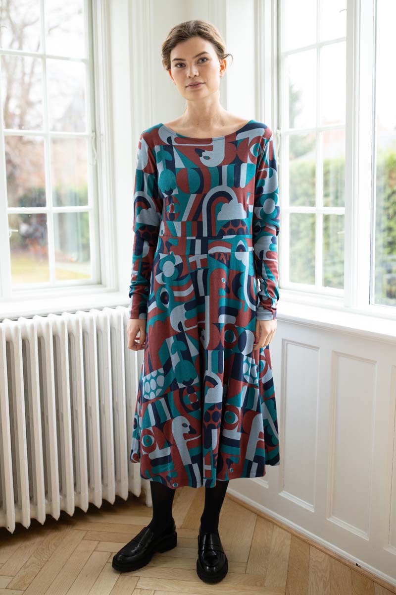 Daneviborg LS Interlock Dress Dk Navy PEAK EXPERIENCE