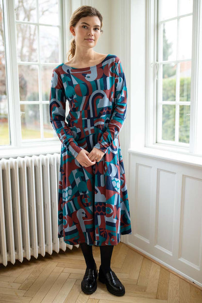 Daneviborg LS Interlock Dress Dk Navy PEAK EXPERIENCE