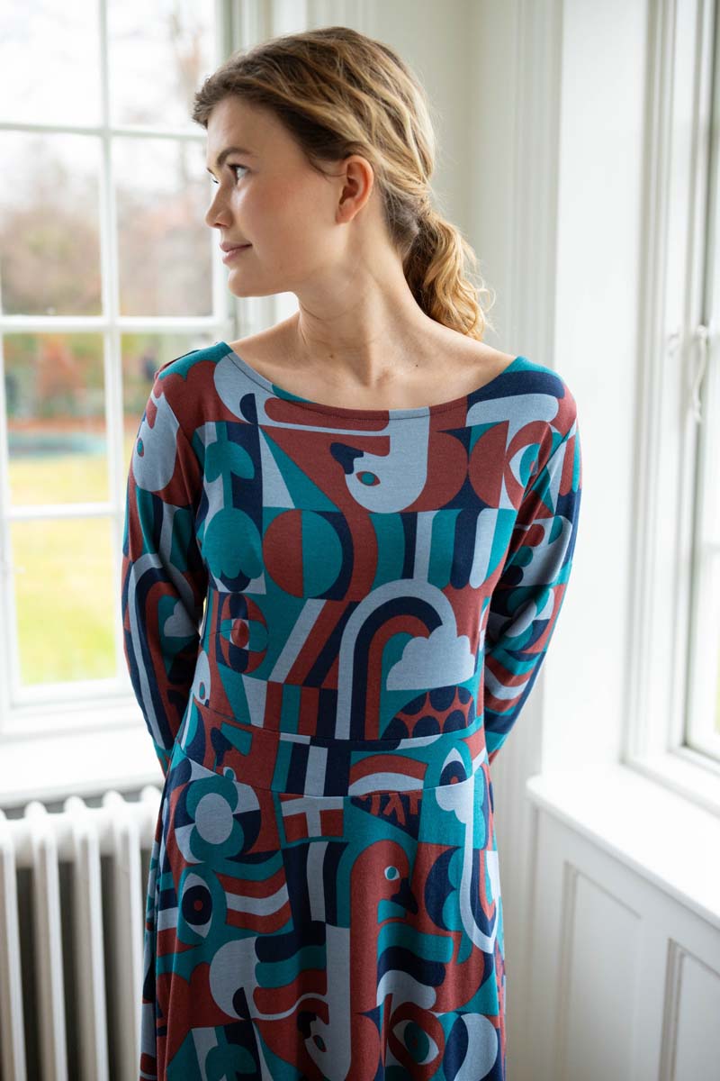 Daneviborg LS Interlock Dress Dk Navy PEAK EXPERIENCE