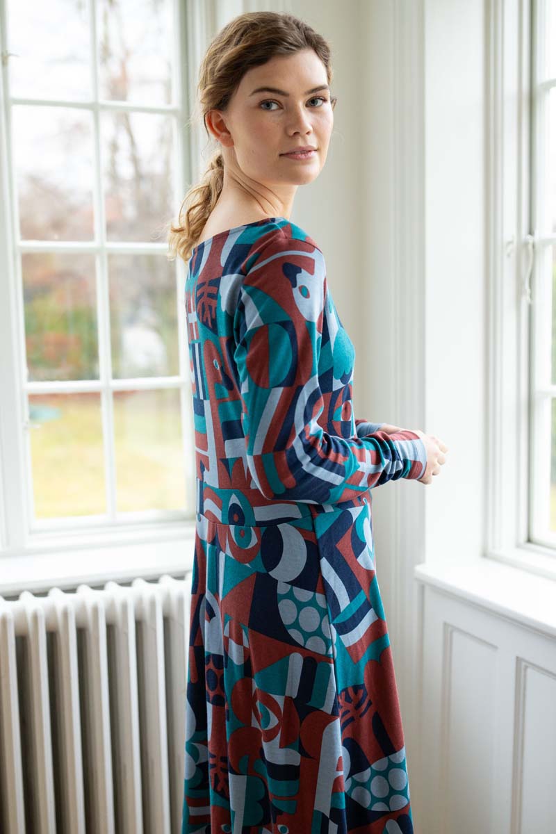 Daneviborg LS Interlock Dress Dk Navy PEAK EXPERIENCE