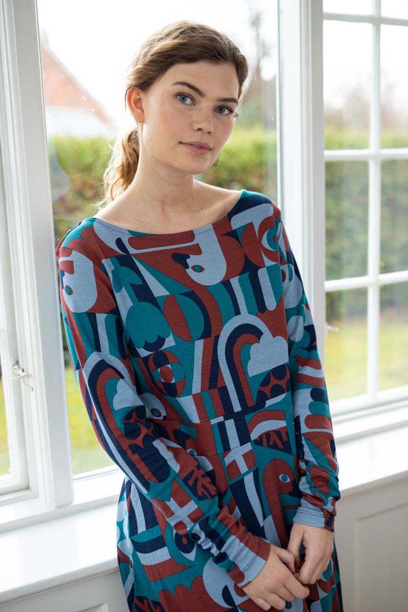 Daneviborg LS Interlock Dress Dk Navy PEAK EXPERIENCE
