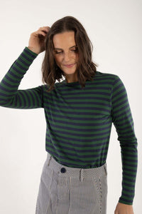 Danejubii Modal Tee Dk Navy/Dk Pine