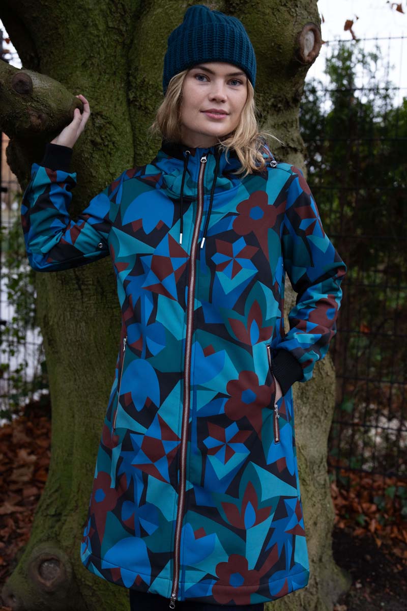 Danejane Softshell Schwarz Merlot GEOFLEUR