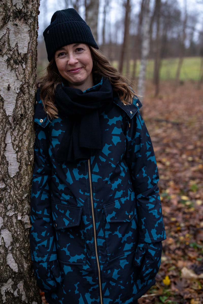 Daneturell Winter Coat Dk Slate BRAMBLE